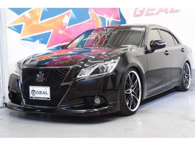 クラウン アスリートS モデリスタコンプリートカー 新品WORK20インチAW 新品TEIN車高調 4本出しマフラー メーカーナビ プッシュスタート ETC バックカメラ(21枚目)
