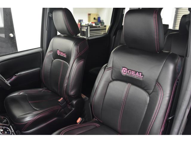アドミレイションコンプリートカー 新品WORK19AW TEIN車高調 4本出しマフラー アルパイン11型ナビ リアモニター GEALシートカバー 両側電動スライドドア(47枚目)