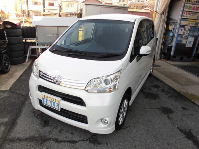 ムーヴ カスタム　Ｇ　ＨＩＤライト　フォグランプ　ＥＴＣ　フルセグＴＶ　ナビ　スマートキー　アルミ　エアバック　ＡＢＳ（2枚目）