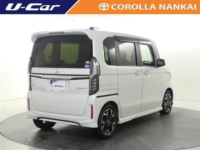 N-BOXカスタム G・Lターボホンダセンシング フルセ 両側PWスライドドア Bモニタ Iストップ セキュリティー クルーズコントロール ナビTV キーレスエントリー VSA LEDランプ 助手席エアバック PW サイドSRS エアバック アルミ(3枚目)