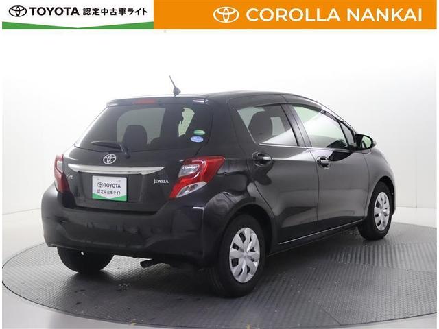 ヴィッツ ジュエラ　デュアルエアバッグ　マニュアルエアコン　パワステ　ＬＥＤヘッド　スマートキー　パワーウィンド　ＡＢＳ　ＤＶＤ再生　アイドリングストップ機能　バックカメラ　ＥＴＣ　エアバッグ　ナビテレビ　メモリ－ナビ（3枚目）