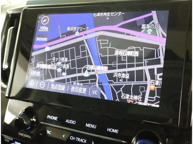 アルファード ２．５Ｓ　Ｃパッケージ　ＤＶＤ再生機能　両側ＰＳＤ　電動パワーシート　ワンオーナ－　バックモニタ－　地デジＴＶ　ナビ＆ＴＶ　アルミホイール　横滑り防止機能　ＡＣ１００Ｖ電源　クルコン　ＬＥＤヘッドライト　スマキー　エアロ（6枚目）