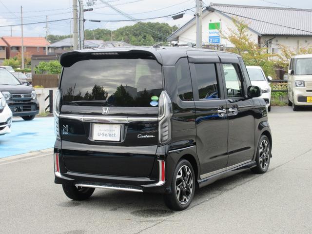 N-BOXカスタム G・EXターボホンダセンシング 純正メモリーナビ ETC(8枚目)