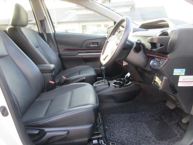 アクア Ｇブラックソフトレザーセレクション　ＣＤチューナー　ＥＴＣ（7枚目）