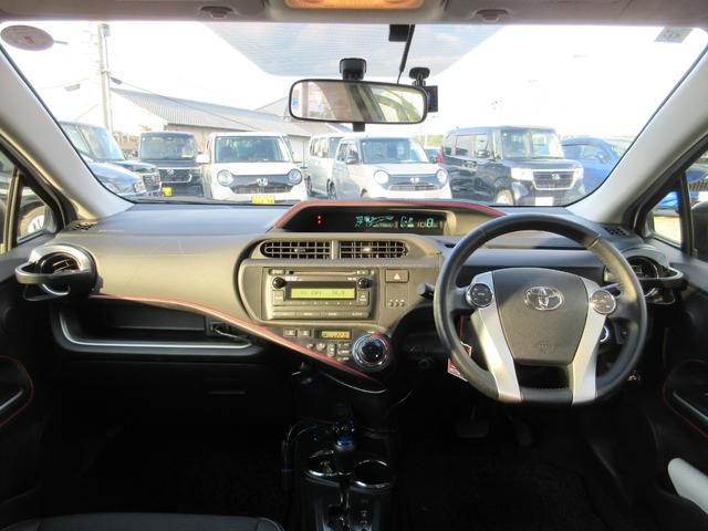 アクア Ｇブラックソフトレザーセレクション　ＣＤチューナー　ＥＴＣ（9枚目）