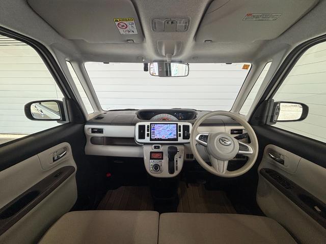 ムーヴキャンバス Ｘメイクアップリミテッド　ＳＡＩＩＩ　純正ナビ　パノラマモニター　ドライブレコーダー　ＥＴＣ　両側電動スライドドア　オートエアコン　電動格納式ドアミラー　パワーウィンドウ　プッシュスタートスイッチ　アイドリングストップ機能（2枚目）