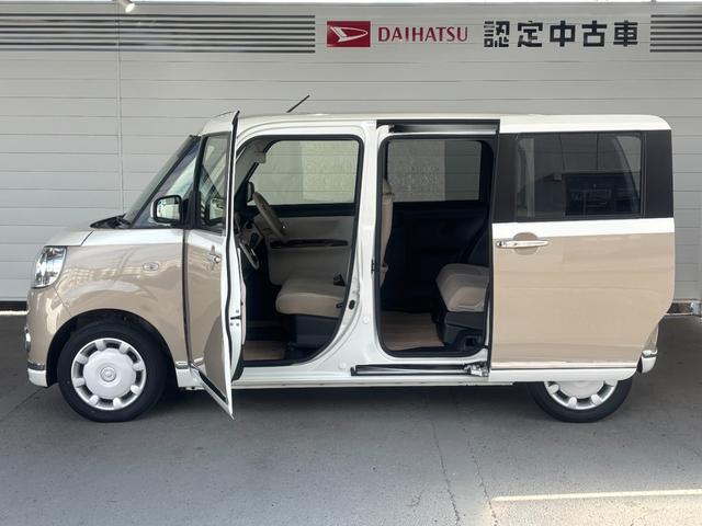 ムーヴキャンバス Ｘメイクアップリミテッド　ＳＡＩＩＩ　純正ナビ　パノラマモニター　ドライブレコーダー　ＥＴＣ　両側電動スライドドア　オートエアコン　電動格納式ドアミラー　パワーウィンドウ　プッシュスタートスイッチ　アイドリングストップ機能（23枚目）