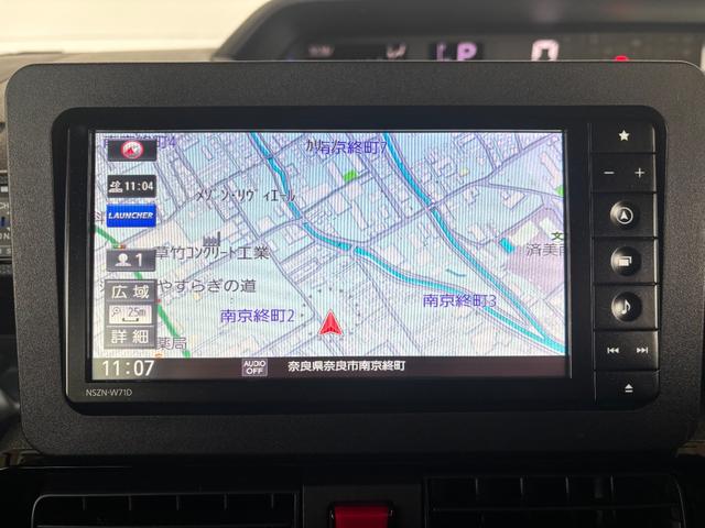 タント カスタムRS ナビゲーション バックカメラ ETC車載器 TVコントロール フロントシートヒーター 両側電動スライドドア 電動格納式ドアミラー パワーウィンドウ オートエアコン プッシュスタートスイッチ キーフリー(3枚目)