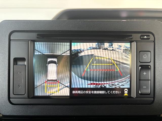 タント カスタムＲＳ　６．８インチディスプレイオーディオ　パノラマモニター　電動パーキングブレーキ　フロントシートヒーター　両側電動スライドドア　プッシュスタートスイッチ　電動格納式ドアミラー　アルミホイール　キーフリー（4枚目）