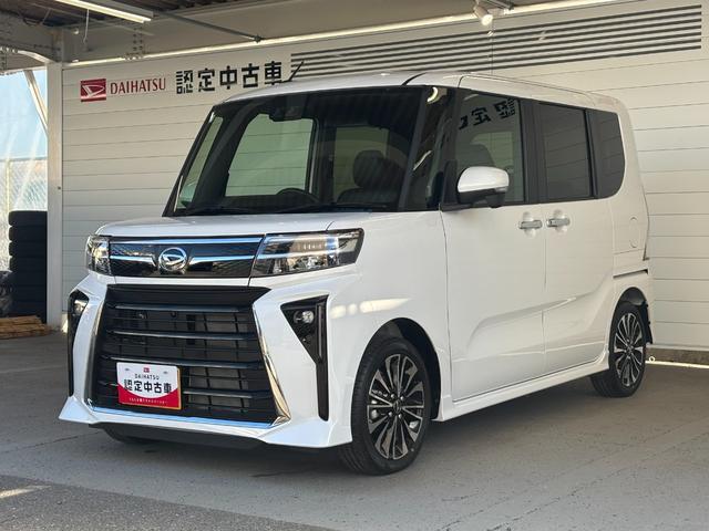 タント カスタムＲＳ　６．８インチディスプレイオーディオ　パノラマモニター　電動パーキングブレーキ　フロントシートヒーター　両側電動スライドドア　プッシュスタートスイッチ　電動格納式ドアミラー　アルミホイール　キーフリー（21枚目）