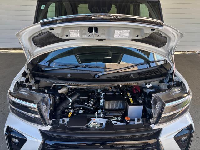 タント カスタムＲＳ　６．８インチディスプレイオーディオ　パノラマモニター　電動パーキングブレーキ　フロントシートヒーター　両側電動スライドドア　プッシュスタートスイッチ　電動格納式ドアミラー　アルミホイール　キーフリー（24枚目）