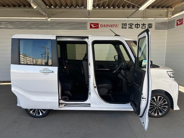 タント カスタムＲＳ　６．８インチディスプレイオーディオ　パノラマモニター　電動パーキングブレーキ　フロントシートヒーター　両側電動スライドドア　プッシュスタートスイッチ　電動格納式ドアミラー　アルミホイール　キーフリー（26枚目）