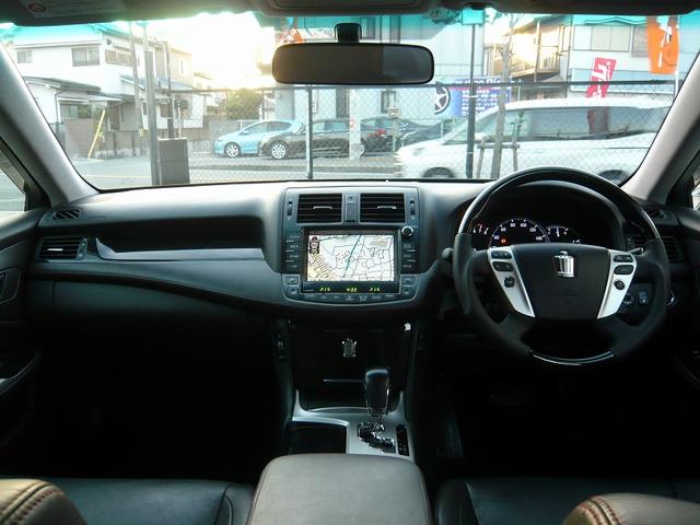 クラウン 2.5アスリート アニバーサリーエディション 19AW 車高調 黒本革シート センスブランド4本出しマフラー HDDナビ バックカメラ フルセグTV Bluetooth接続 エアロ 下取り車(9枚目)