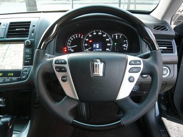 クラウン 2.5アスリート アニバーサリーエディション 19AW 車高調 黒本革シート センスブランド4本出しマフラー HDDナビ バックカメラ フルセグTV Bluetooth接続 エアロ 下取り車(11枚目)