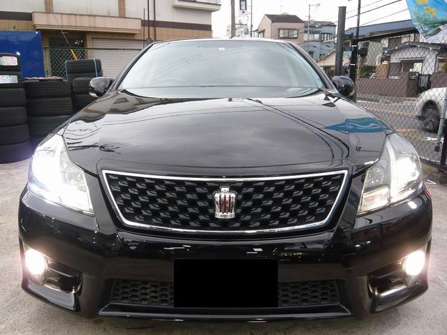 クラウン 2.5アスリート アニバーサリーエディション 19AW 車高調 黒本革シート センスブランド4本出しマフラー HDDナビ バックカメラ フルセグTV Bluetooth接続 エアロ 下取り車(18枚目)