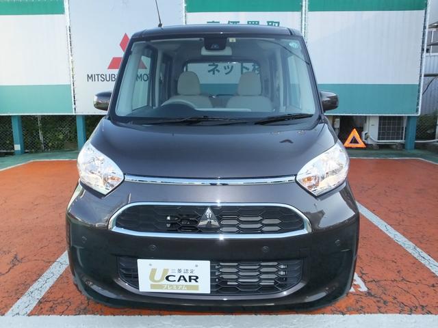 M e-アシスト 三菱純正フルセグナビ ETC 踏み間違い衝突防止アシスト 両側スライドドア 運転席シートヒーター 衝突被害軽減ブレーキ キーレスエントリー 三菱認定UCARプレミアム保証(2枚目)