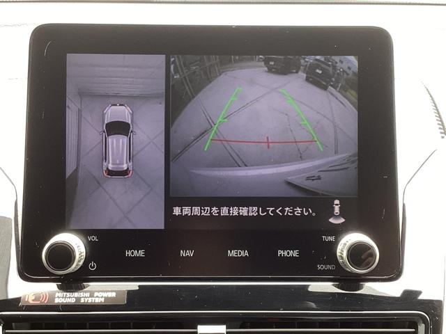 エクリプスクロスＰＨＥＶ Ｐ　ワンオーナー　衝突被害軽減ブレーキ　後側方車両検知警報システム　スマホ連携ナビ　全方位モニター　ＥＴＣ２．０　ドラレコ前後　レーダークルーズコントロール　電動シート　ＡＣ１５００Ｗ（6枚目）