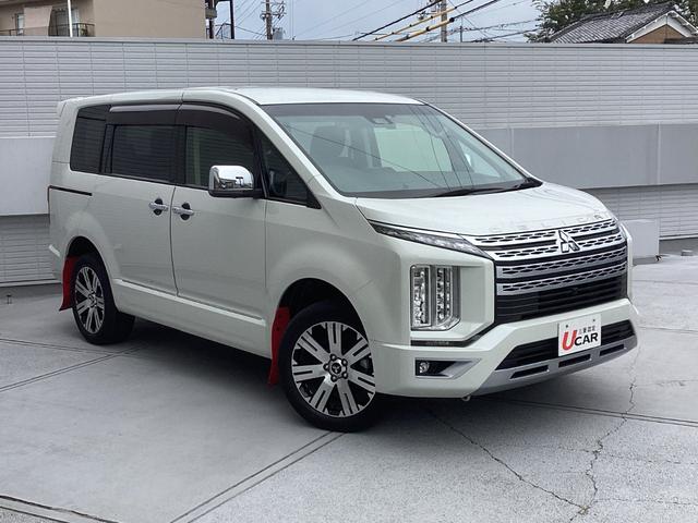 デリカＤ：５ Ｐ　メモリーナビ　全方位モニター　ＥＴＣ２．０　ドラレコ前後　レーダークルーズコントロール　衝突被害軽減ブレーキ　後側方車両検知警報システム　電動シート　電動リヤゲート　両側電動スライドドア　スマートキー（30枚目）