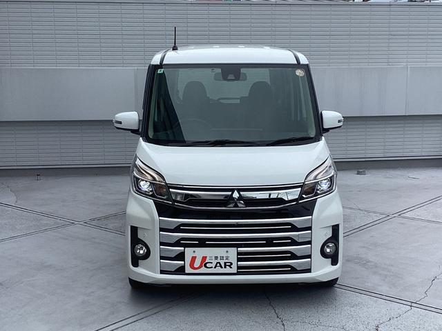 ｅＫスペースカスタム カスタムＴ　セーフティプラスエディション　ワンオーナー　メモリーナビ　全方位モニター　ＥＴＣ　オートクルーズコントロール　両側電動スライドドア　シートヒーター　オートマチックハイビーム　アイドリングストップ　ＬＥＤヘッドライト　スマートキー（2枚目）