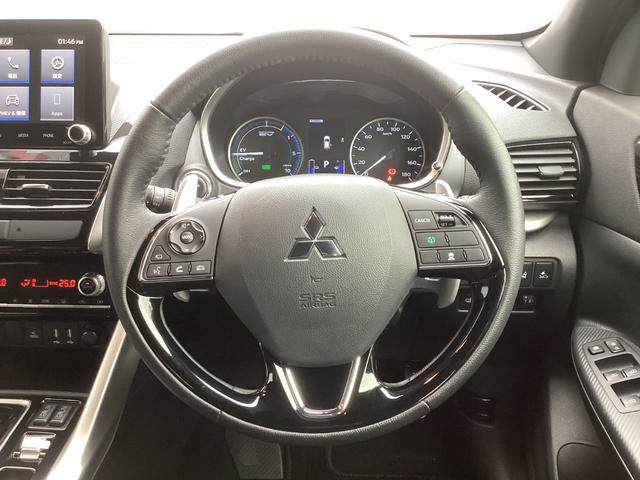 エクリプスクロスPHEV P 元試乗車 電気温水式ヒーター スマホ連携ナビ 全方位モニター ETC2.0 マイパイロット リモートコントロール 衝突被害軽減ブレーキ 後側方車両検知警報システム 電動シート 電動リヤゲート(10枚目)