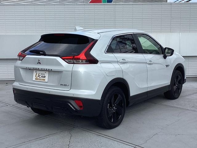 エクリプスクロスPHEV ブラックエディション 元試乗車 電気温水式ヒーター 電動シート スマホ連携ナビ 全方位モニター ETC2.0 マイパイロット リモートコントロール 衝突被害軽減ブレーキ 後側方車両検知警報システム 電動リヤゲート(18枚目)