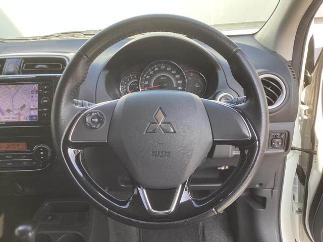 ミラージュ Ｇ　元レンタカー　メモリーナビ　バックカメラ　ＥＴＣ　衝突被害軽減ブレーキ　踏み間違い防止装置　アイドリングストップ　オートライトコントロール　ディスチャージヘッドライト　フォグランプ　スマートキー（9枚目）