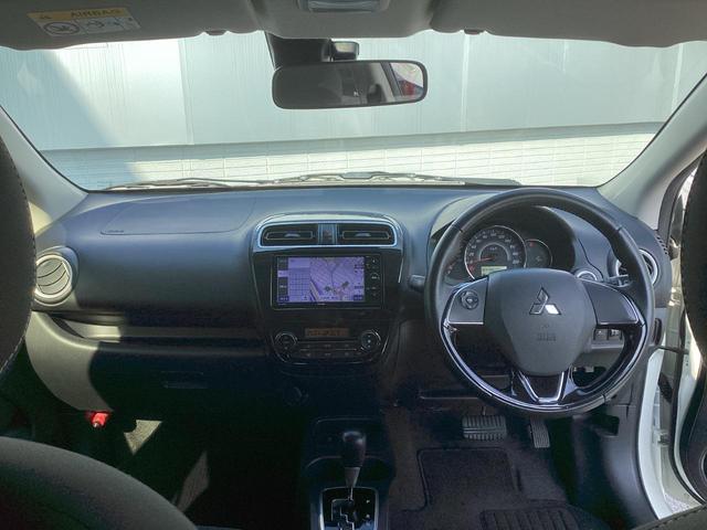 ミラージュ Ｇ　元レンタカー　メモリーナビ　バックカメラ　ＥＴＣ　衝突被害軽減ブレーキ　踏み間違い防止装置　アイドリングストップ　オートライトコントロール　ディスチャージヘッドライト　フォグランプ　スマートキー（11枚目）