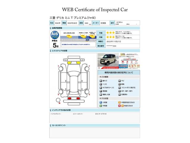 デリカミニ Ｔ　プレミアム　ワンオーナー　ディスプレイオーディオ　全周囲カメラ　ＥＴＣ　ドライブレコーダー　マイパイロット　衝突被害軽減ブレーキ　踏み間違い防止装置　パーキングセンサー　アダプティブＬＥＤヘッドライト（17枚目）