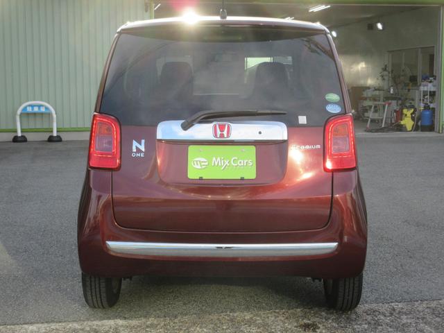 Ｎ－ＯＮＥ プレミアム・Ｌパッケージ　社外ナビ　ＴＶ　ＥＴＣ　スマートキー２個　本革ステアリング　純正アルミホイール　オートライト　プッシュスタート（40枚目）