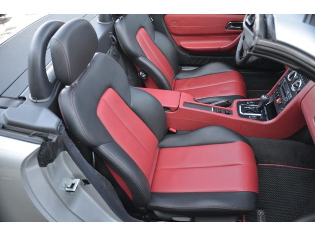 中古車 メルセデス ベンツ ｓｌｋ ｓｌｋ２３０コンプレッサー 正規輸入車 左ハンドル スーパーチャージャー 赤黒コンビ革シート 電動オープン 京都３４ナンバー シートヒーター 京 ｅ ｃａｒｓ イーカーズ Goo 中古車情報