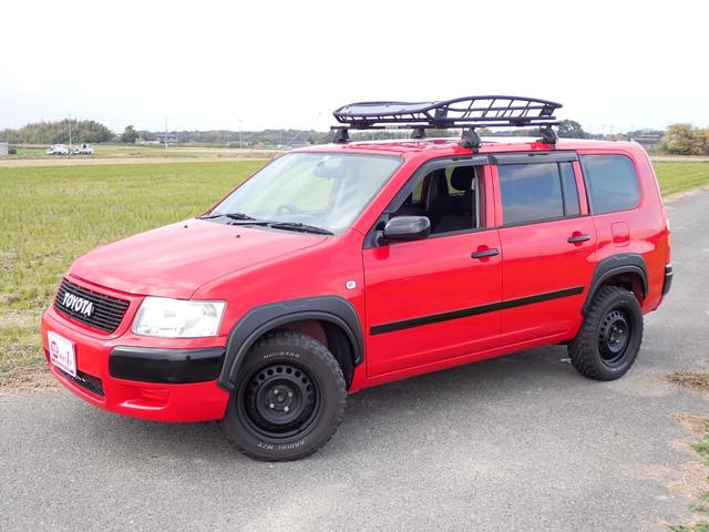 サクシードワゴン モア 最上級グレードモア・リフトアップ・マッドスターブロックタイヤ・オーバーフェンダー・THULEルーフキャリアバスケット・ナビ・バックカメラ・Bluetooth・タイミングチェーン(2枚目)