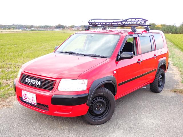 サクシードワゴン モア 最上級グレードモア・リフトアップ・マッドスターブロックタイヤ・オーバーフェンダー・THULEルーフキャリアバスケット・ナビ・バックカメラ・Bluetooth・タイミングチェーン(3枚目)