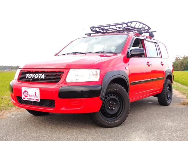 サクシードワゴン モア 最上級グレードモア・リフトアップ・マッドスターブロックタイヤ・オーバーフェンダー・THULEルーフキャリアバスケット・ナビ・バックカメラ・Bluetooth・タイミングチェーン(5枚目)