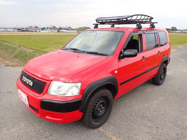 サクシードワゴン モア 最上級グレードモア・リフトアップ・マッドスターブロックタイヤ・オーバーフェンダー・THULEルーフキャリアバスケット・ナビ・バックカメラ・Bluetooth・タイミングチェーン(12枚目)