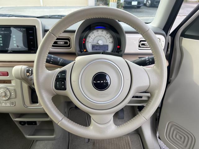 アルトラパン X カーナビ Bluetooth 全方位カメラ ETC シートヒーター ステアリングリモコン 衝突軽減ブレーキ 横滑り防止 アイドリングストップ オートライト オートエアコン 電動格納ミラー 1年保証(50枚目)