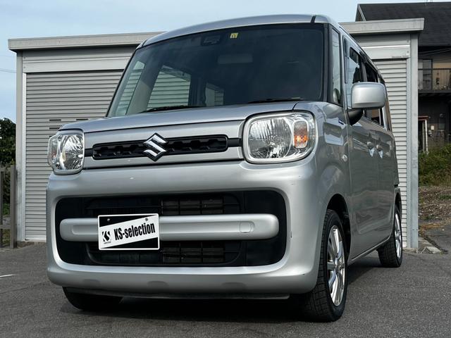 スペーシア ハイブリッドＧ　カーナビ　テレビ　ＥＴＣ　両側スライドドア　ＣＤ／ＤＶＤ　衝突軽減ブレーキ　横滑り防止　アイドリングストップ　オートライト　オートエアコン　電動格納ミラー　パワーウィンドウ　プッシュスタート　１年保証（4枚目）