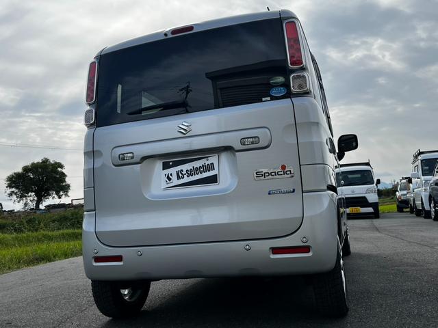 スペーシア ハイブリッドＧ　カーナビ　テレビ　ＥＴＣ　両側スライドドア　ＣＤ／ＤＶＤ　衝突軽減ブレーキ　横滑り防止　アイドリングストップ　オートライト　オートエアコン　電動格納ミラー　パワーウィンドウ　プッシュスタート　１年保証（5枚目）