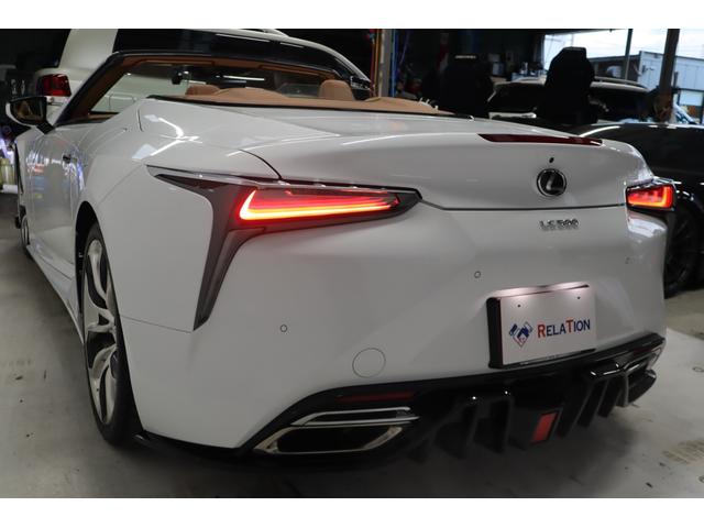 ＬＣ ＬＣ５００　コンバーチブル　ＷＡＬＡＤエアロ社外マフラー純正有鍛造２１ＡＷナビＴＶＢカメラドラレコＥＴＣベージュレザー幌ＬＥＤヘッドライト１年保証セーフティセンスレーダークルーズシートベンチレーション（2枚目）