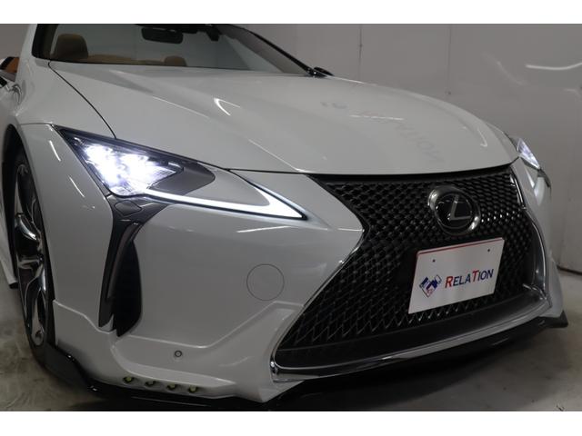 ＬＣ ＬＣ５００　コンバーチブル　ＷＡＬＡＤエアロ社外マフラー純正有鍛造２１ＡＷナビＴＶＢカメラドラレコＥＴＣベージュレザー幌ＬＥＤヘッドライト１年保証セーフティセンスレーダークルーズシートベンチレーション（20枚目）