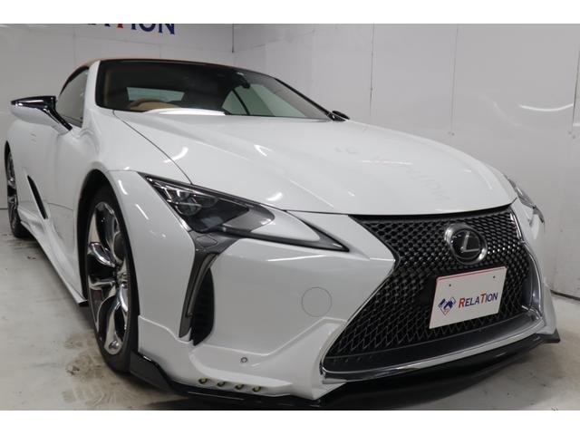 ＬＣ ＬＣ５００　コンバーチブル　ＷＡＬＡＤエアロ社外マフラー純正有鍛造２１ＡＷナビＴＶＢカメラドラレコＥＴＣベージュレザー幌ＬＥＤヘッドライト１年保証セーフティセンスレーダークルーズシートベンチレーション（44枚目）