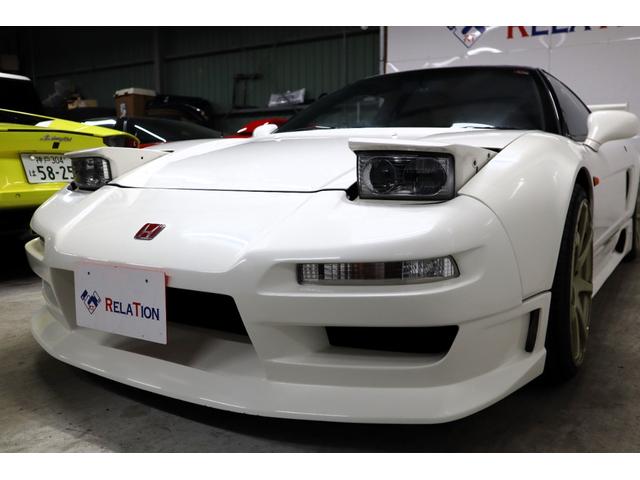 ＮＳＸ ベースグレード　５ＭＴエアロ車高調ＡＶＳ１８ＡＷエアクリＧＴウイング５ＺＩＧＥＮマフラ社外ハンドル社外デッキレザーシートパワーシートＥＴＣ（46枚目）