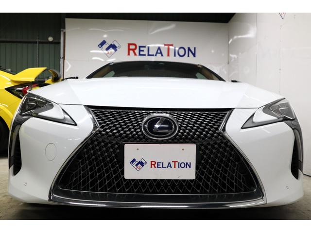 LC LC500h Lパッケージ 社外21AWガラスルーフブラウンレザーシート内装HUDナビTVBカメラETCレーダードラレコセーフティセンスLEDヘッドライト1年保証(4枚目)