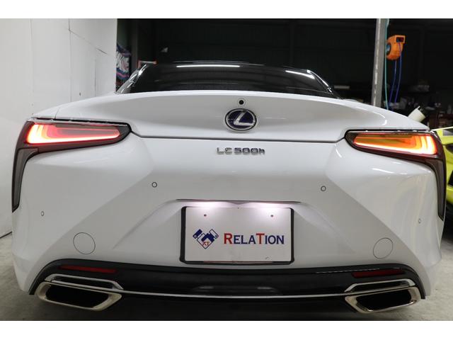 LC LC500h Lパッケージ 社外21AWガラスルーフブラウンレザーシート内装HUDナビTVBカメラETCレーダードラレコセーフティセンスLEDヘッドライト1年保証(5枚目)