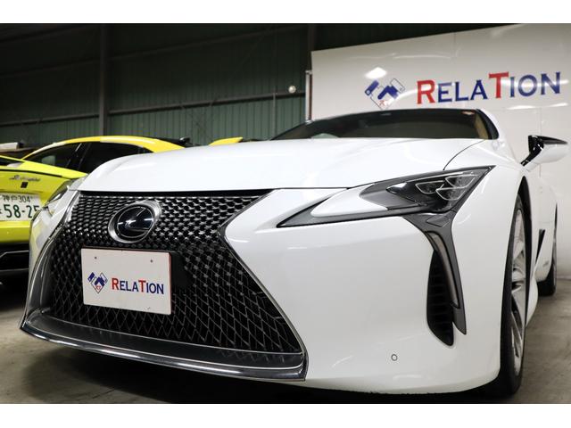 LC LC500h Lパッケージ 社外21AWガラスルーフブラウンレザーシート内装HUDナビTVBカメラETCレーダードラレコセーフティセンスLEDヘッドライト1年保証(6枚目)