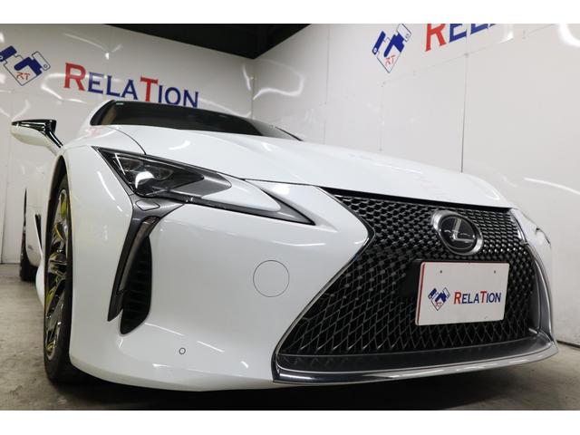LC LC500h Lパッケージ 社外21AWガラスルーフブラウンレザーシート内装HUDナビTVBカメラETCレーダードラレコセーフティセンスLEDヘッドライト1年保証(7枚目)