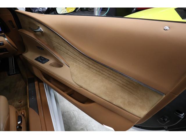 LC LC500h Lパッケージ 社外21AWガラスルーフブラウンレザーシート内装HUDナビTVBカメラETCレーダードラレコセーフティセンスLEDヘッドライト1年保証(21枚目)