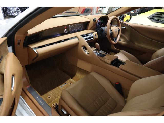 LC LC500h Lパッケージ 社外21AWガラスルーフブラウンレザーシート内装HUDナビTVBカメラETCレーダードラレコセーフティセンスLEDヘッドライト1年保証(27枚目)