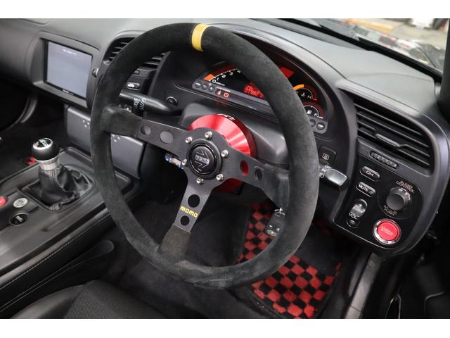 S2000 ベースグレード 17AW6MTタイヤ2024年製ローダウンTODAエキマニMOMOハンドル社外オーディオハーフレザーシートETCミラー型ドラレコ(20枚目)
