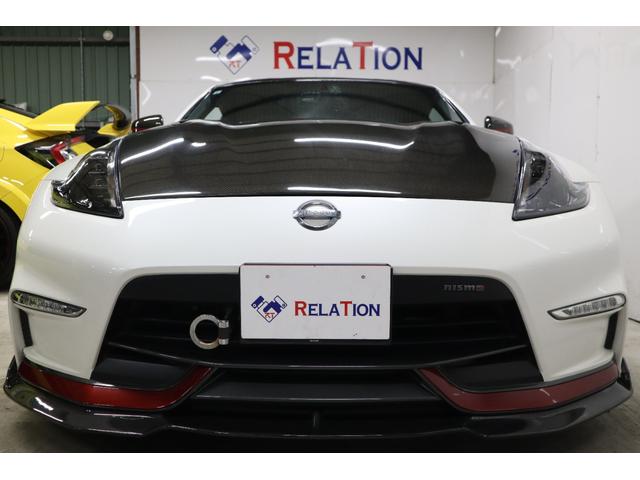 フェアレディＺ ニスモ　ＳＥＩＢＯＮカーボンボンネットカーボンルーフカバーフロントスポイラーリアスポ１９ＡＷ社外ヘッドライトテール専用レカロシートＡＭＵＺＥチタンマフラーキャタライザー社外フェンダーナビＴＶスポリセ記録簿（5枚目）