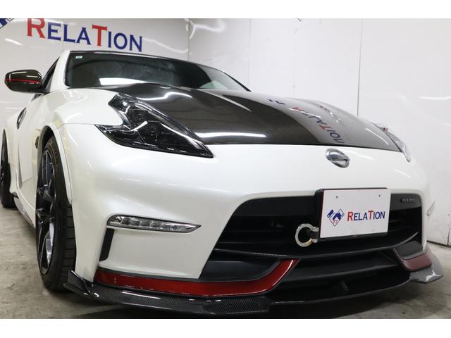 フェアレディＺ ニスモ　ＳＥＩＢＯＮカーボンボンネットカーボンルーフカバーフロントスポイラーリアスポ１９ＡＷ社外ヘッドライトテール専用レカロシートＡＭＵＺＥチタンマフラーキャタライザー社外フェンダーナビＴＶスポリセ記録簿（8枚目）